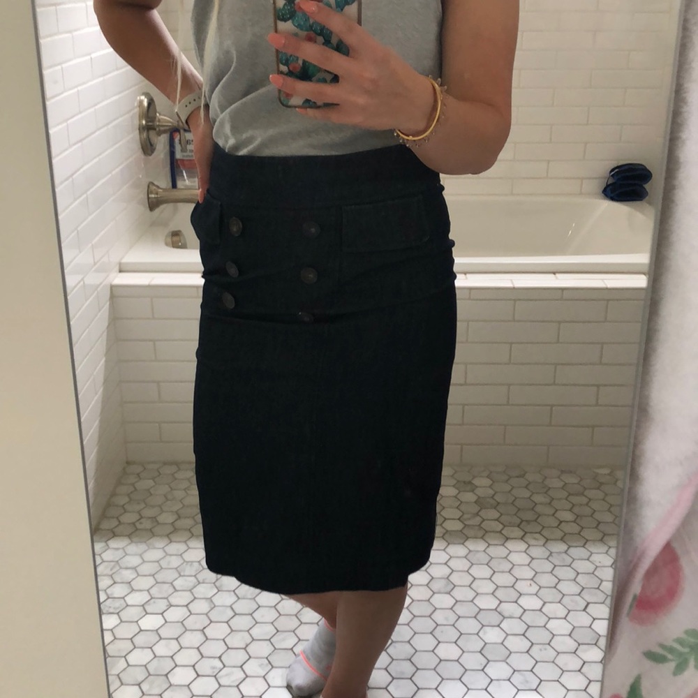 Halogen Jean skirt